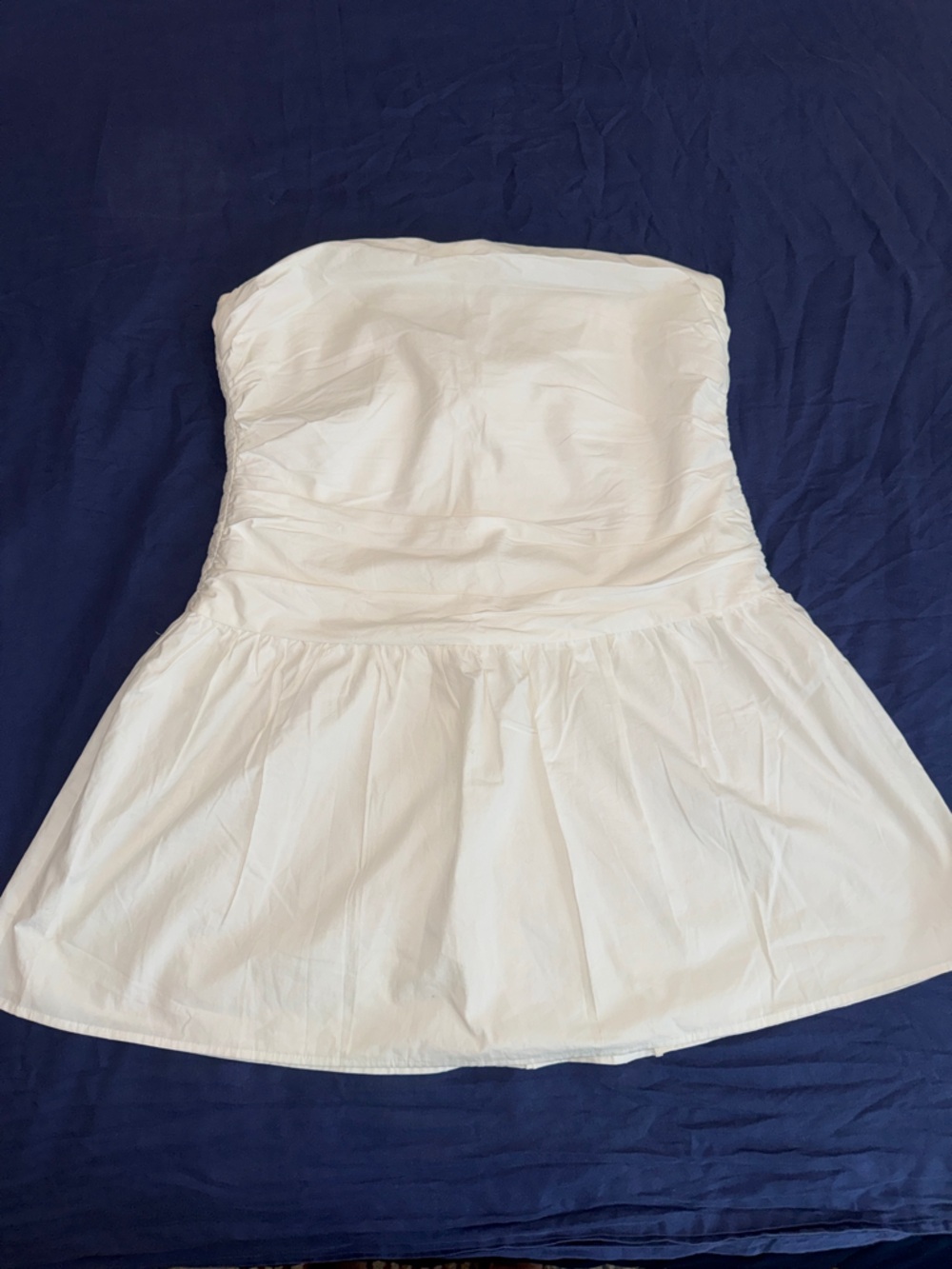 Showpo White Strapless Bustier Dress